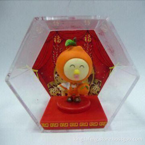 Bobble Head, Plastic Cartoon Figure, Can Be Used as a Seal, with 4.8cm Length